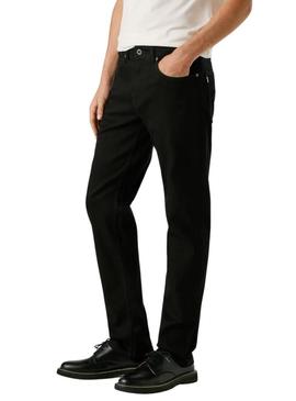 Calça jeans Pepe Jeans Cash preta para homem.