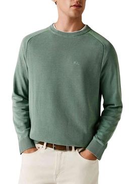 Camisola Pepe Jeans Fleet verde para homem