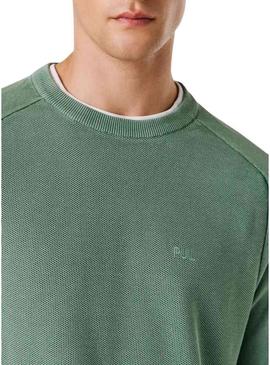 Camisola Pepe Jeans Fleet verde para homem