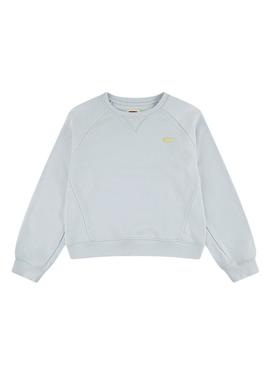 Moletom Levis Meet And Greet azul para menina.