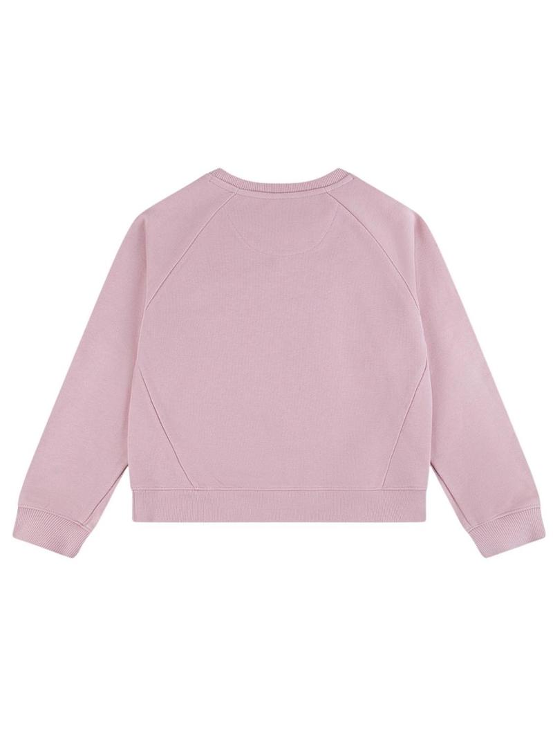 Moletom Levis Meet And Greet cor-de-rosa para menina.