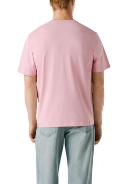 Camiseta Pepe Jeans Connor rosa para homem