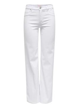 Calça de ganga branca Only Blush para mulher