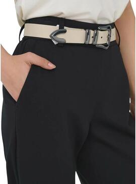 Calça culote Only Poptrash preta para mulher