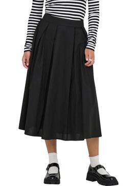 Saia Only Maila preta para mulher.