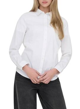 Camisa Only Dea branca para mulher.
