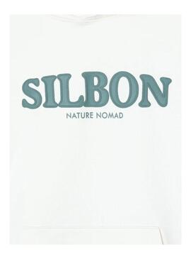 Moletom Silbon com logo étnico bege para homem