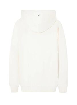 Moletom Silbon com logo étnico bege para homem