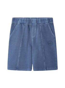 Bermuda Pepe Jeans William azul para menino.