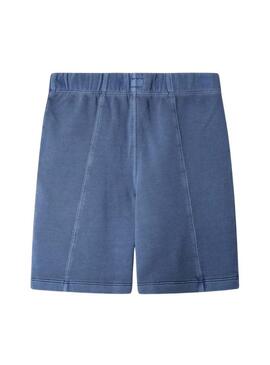 Bermuda Pepe Jeans William azul para menino.