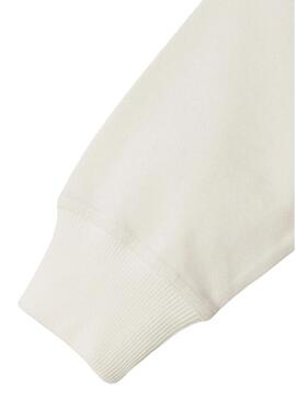 Moletom Pepe Jeans Bulldog Wilfred bege para menino.