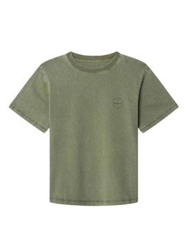 Camiseta Pepe Jeans Harryson verde para menino