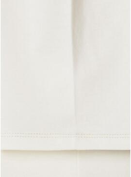 Camiseta Pepe Jeans Cutbert em branco para menino.
