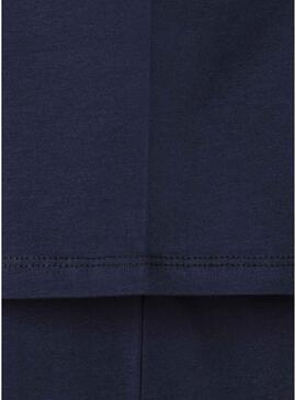 Camiseta Pepe Jeans Cutbert em azul marinho para menino.
