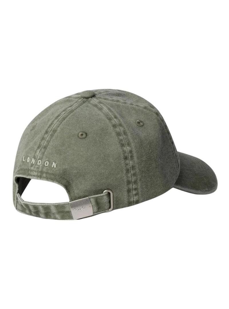 Boné Pepe Jeans Alix verde para crianças