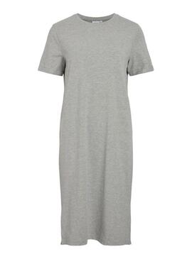 Vestido Vila Nora cinza para mulher