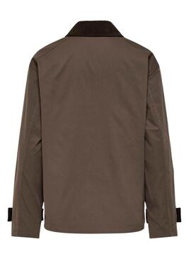 Jaqueta Only Evelyn marrom para mulher