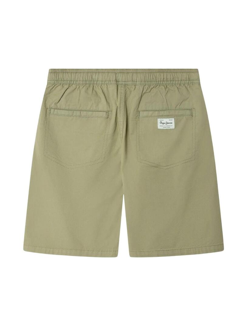 Bermuda Pepe Jeans Stephen verde para criança.
