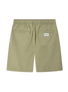 Bermuda Pepe Jeans Stephen verde para criança.
