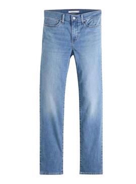 Calça jeans Levis 312 Shaping Slim lavagem azul para mulher