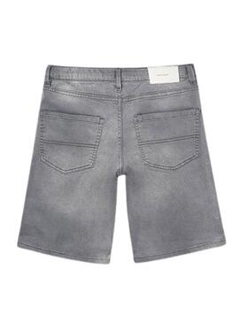 Bermuda Mayoral cinza com bolsos para criança.