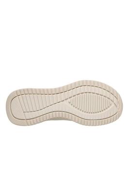 Sapatilhas Skechers BOBS Squad 4 bege para mulher.