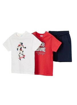 Conjunto Mayoral skater multicolor para menino.