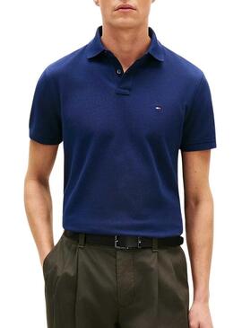 Polo Tommy Hilfiger 1985 regular marinho para homem.