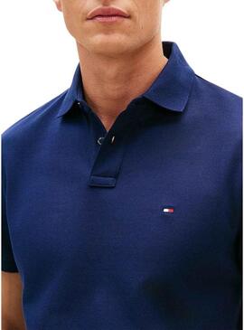 Polo Tommy Hilfiger 1985 regular marinho para homem.