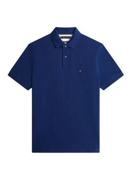 Polo Tommy Hilfiger 1985 regular marinho para homem.
