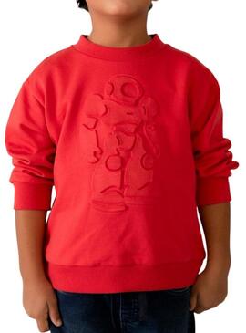 Moletom vermelho Astronauta Mayoral para menino