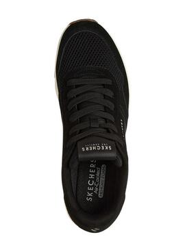 Sapatilhas Skechers UNO Vintage Air preto para homem.