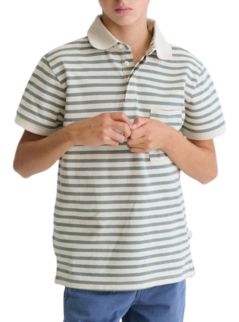 Camisa de riscas para menino do prefeito.