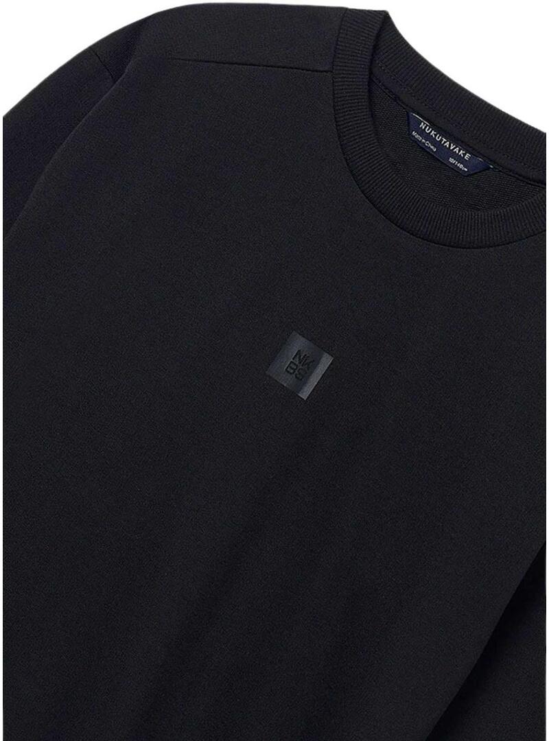 Moletom preto da Mayoral para menino.