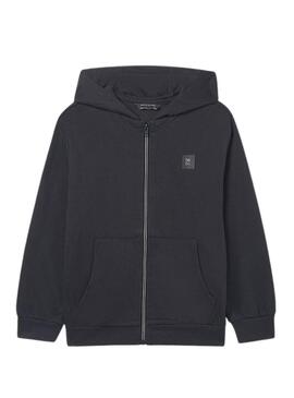 Moleton Mayoral preto com zíper para menino
