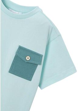 Conjunto de 3 peças Mayoral Azul para menino.