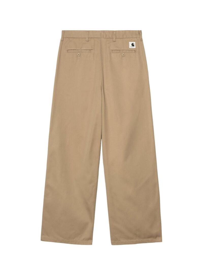 Calça Carhartt Omak camelo para mulher.