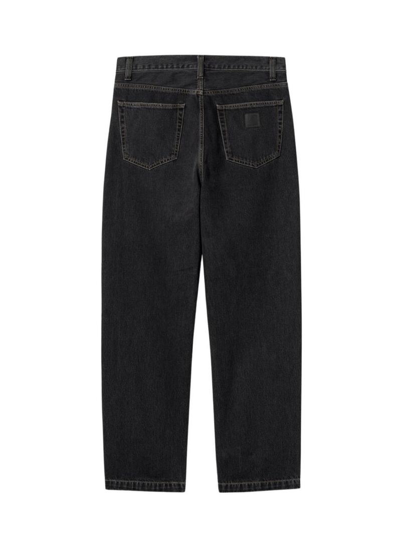 Calça jeans Carhartt Aaron preta para homem