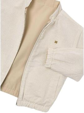 Corta-vento Mayoral bege para menino.