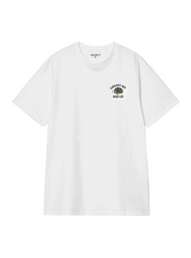 Camiseta Carhartt Wild Life branca para homem.