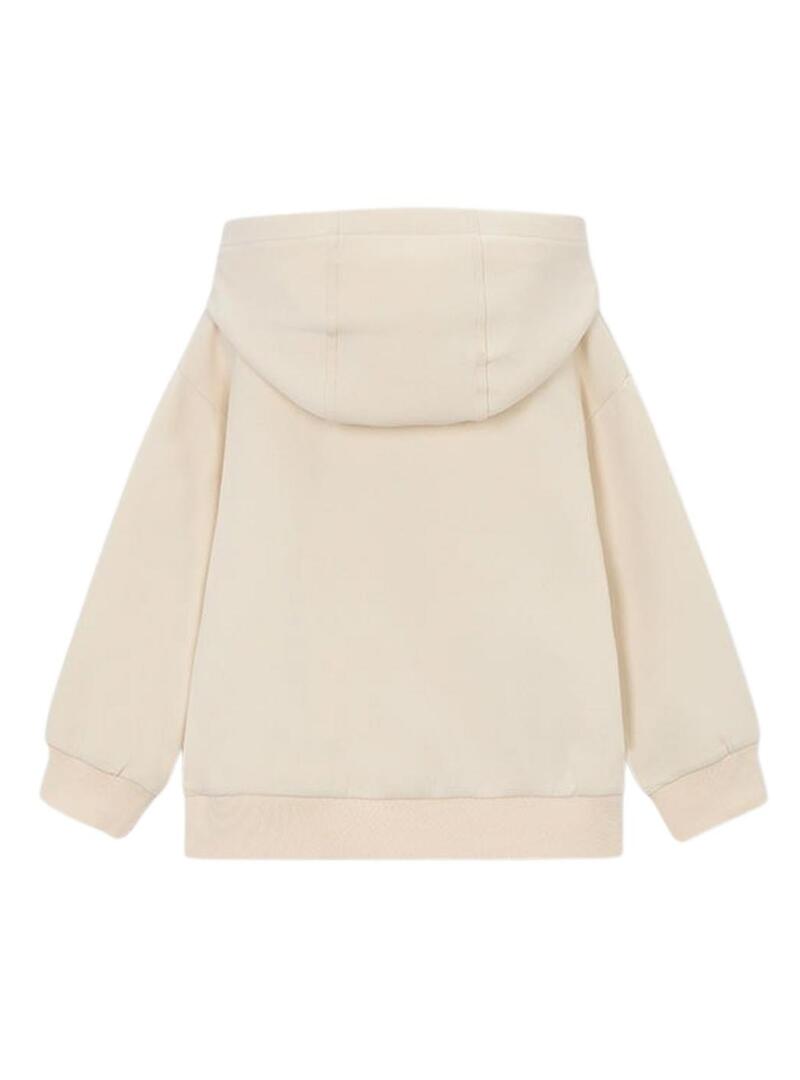 Moletom Mayoral Pullover bege para menino.