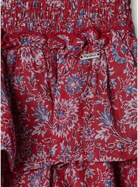 Saia Pepe Jeans Hallie floral para meninas.