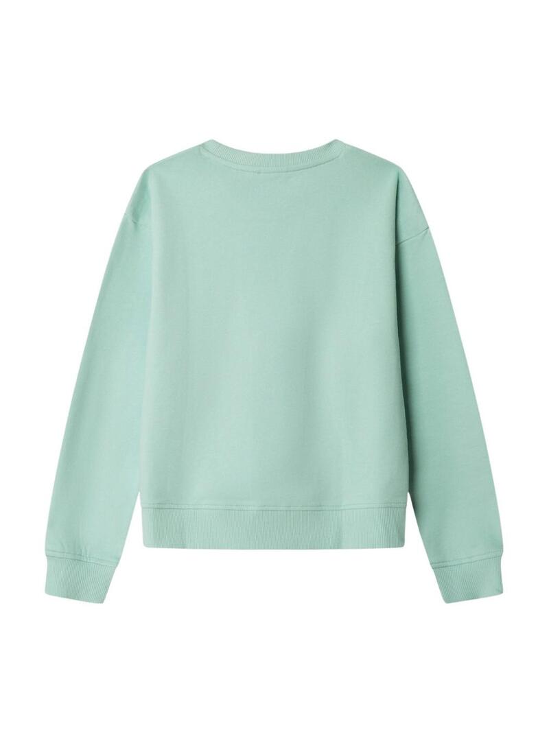 Moletom Pepe Jeans Gab azul para menina