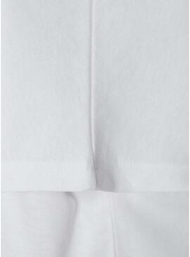 Camiseta Pepe Jeans Gigi branca para menina.