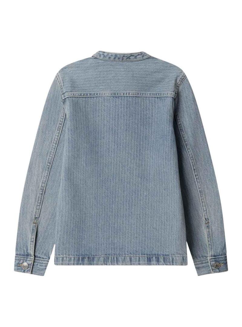 Jaqueta Jeans Pepe em azul denim para menina.