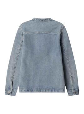 Jaqueta Jeans Pepe em azul denim para menina.