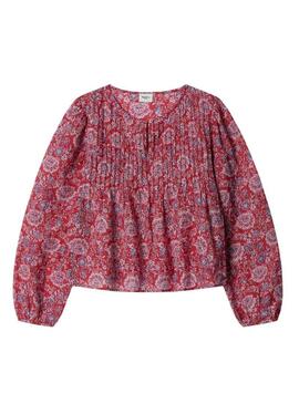 Blusa Pepe Jeans Heidi floral para meninas.