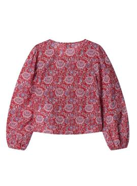 Blusa Pepe Jeans Heidi floral para meninas.