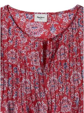 Blusa Pepe Jeans Heidi floral para meninas.