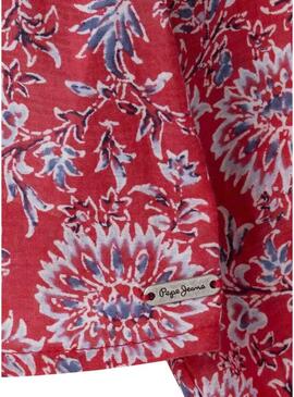 Blusa Pepe Jeans Heidi floral para meninas.